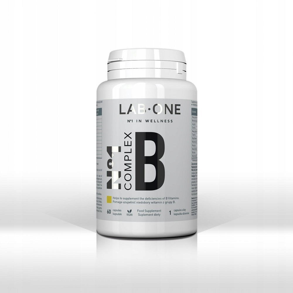 LAB ONE N°1 COMPLEX B Vitamin B Complex 60 kaps. + FREEBIE Manufacturer code 5906395863624