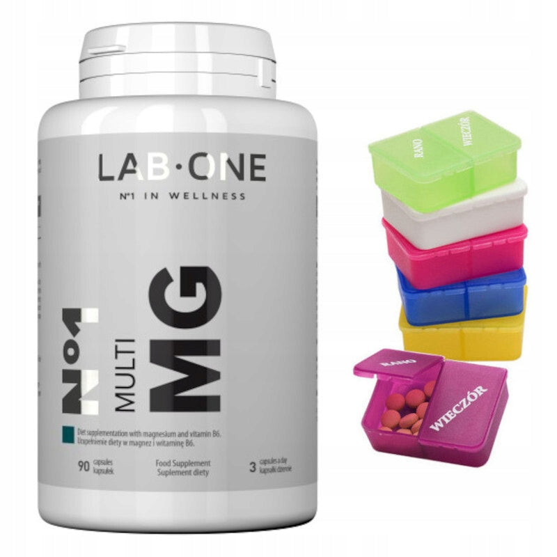 LAB ONE N°1 MULTI MG 4 FORMS OF MAGNESIUM + VITAMIN B6 90 caps. + FREEBIE