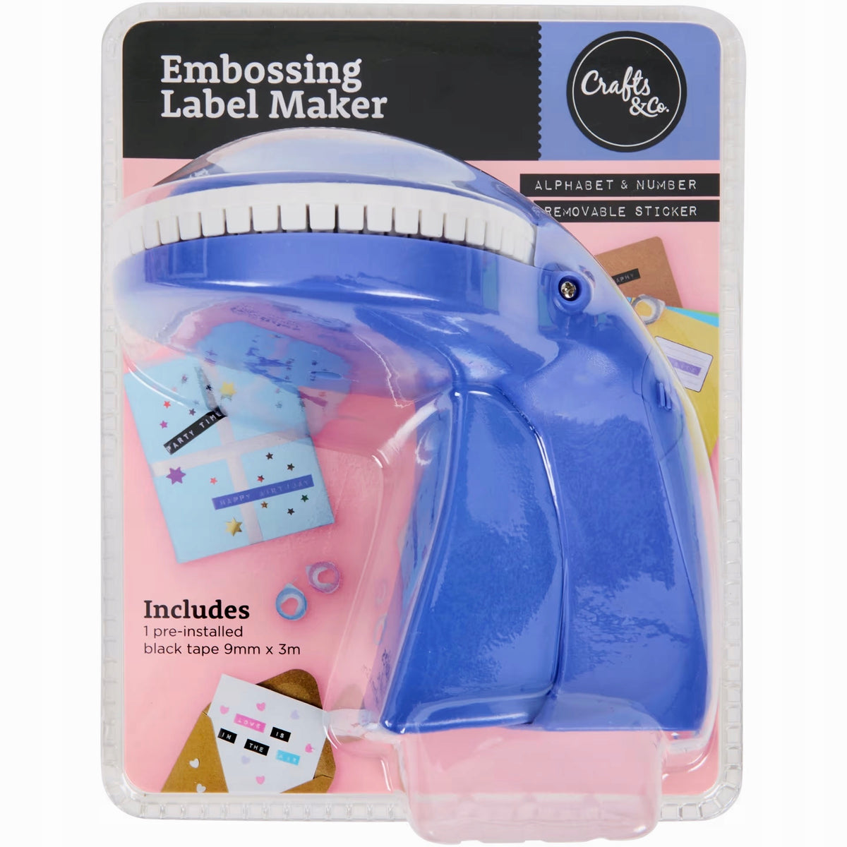 LABEL EXTRUDER LABELER SET OF LETTERS NUMBERS + BLACK LABEL TAPE