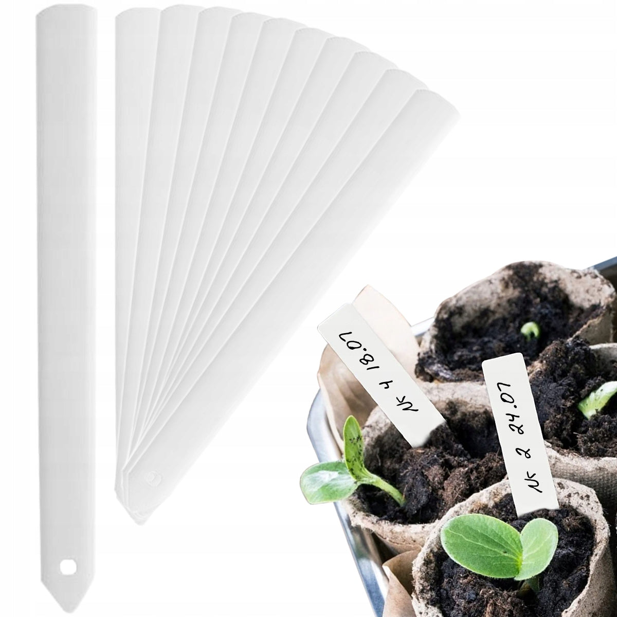 LABEL FOR PLANTS PLAQUES MARKERS DESCRIBING SEEDLING FLOWERS 20PCS