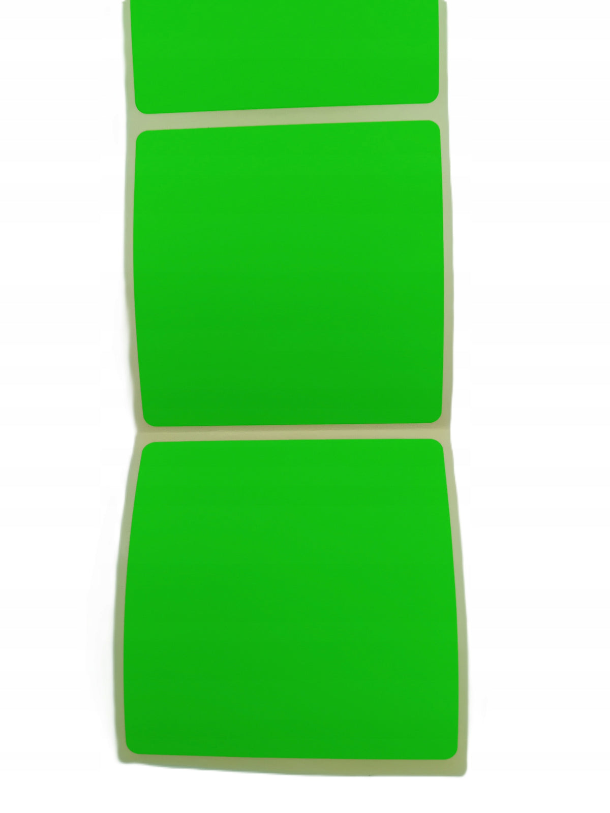 LABEL GREEN FLUORINE GREEN 50X50 250 PIECES R 25 Brand GCG GROUPE