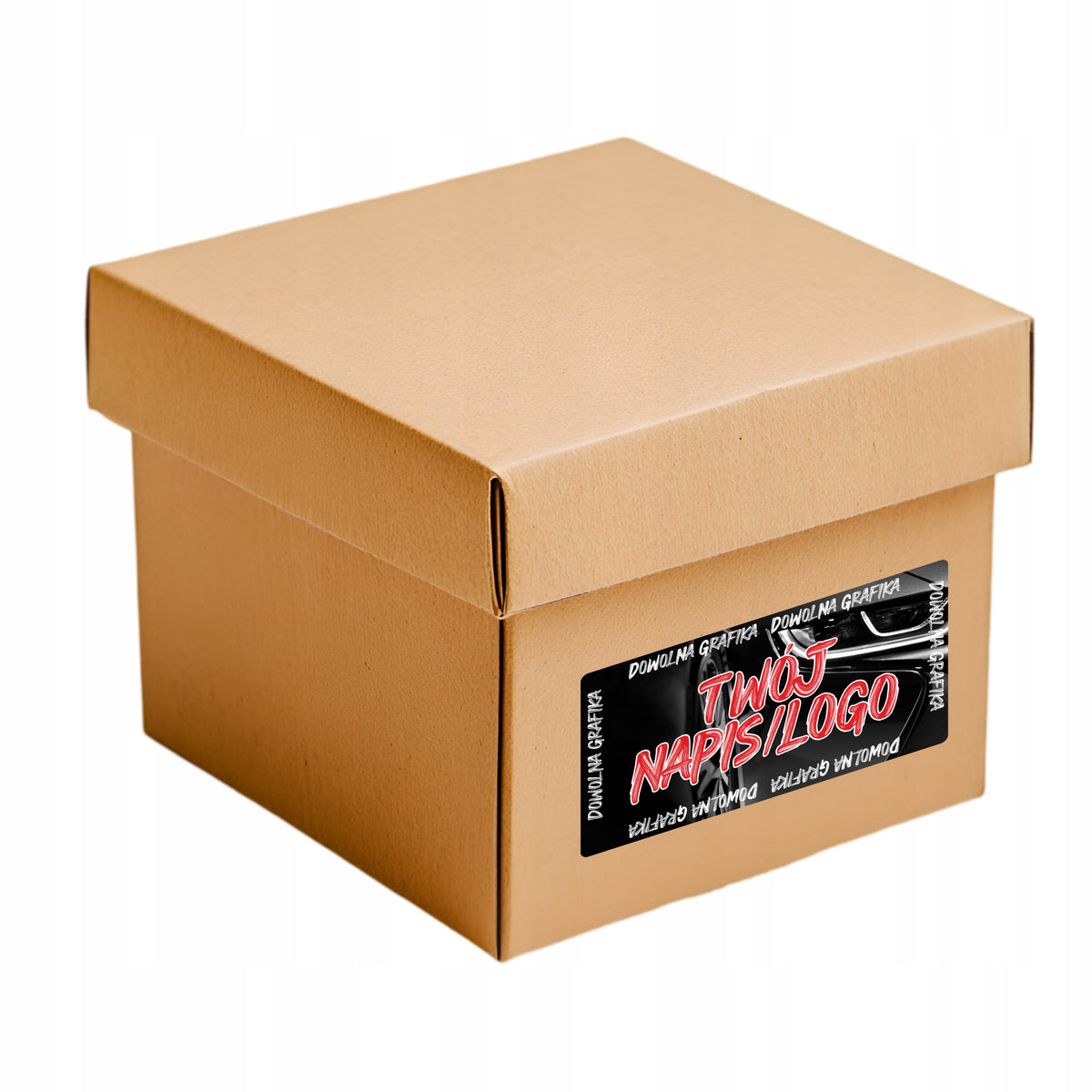 LABEL STICKERS WITH YOUR LOGO ANY SHAPE ADVERTISING COLORFUL 1M2 Manufacturer code KS-1M2