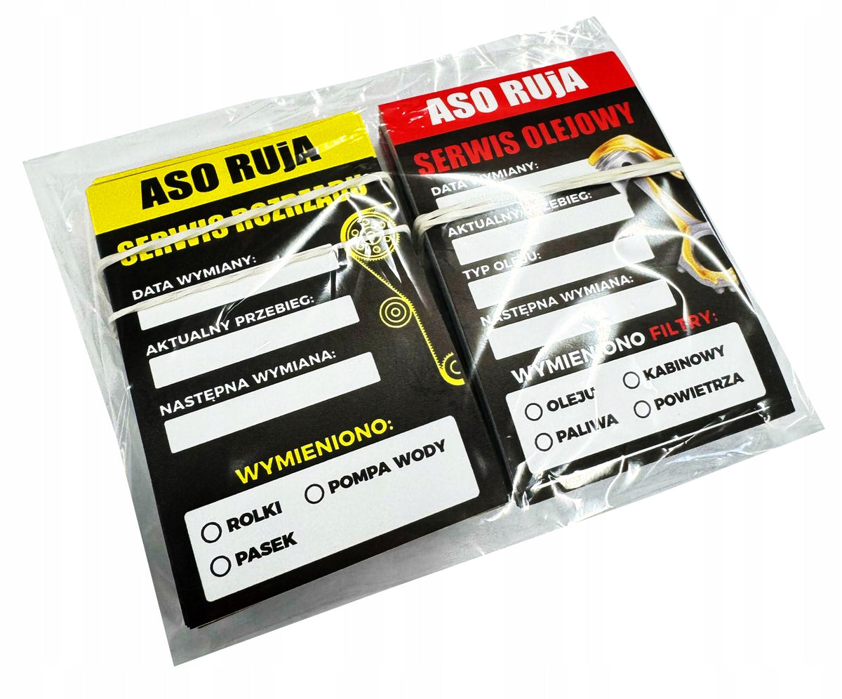LABEL STICKERS WITH YOUR LOGO ROUND ADVERTISING POLYMER 5CM 90PCS Manufacturer code KP-OK-5-90