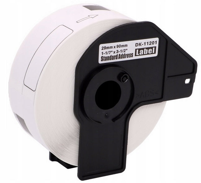 LABELS DK11201 FOR BROTHER QL DK-11201 29X90mm 90x29mm SET WITH HANDLE