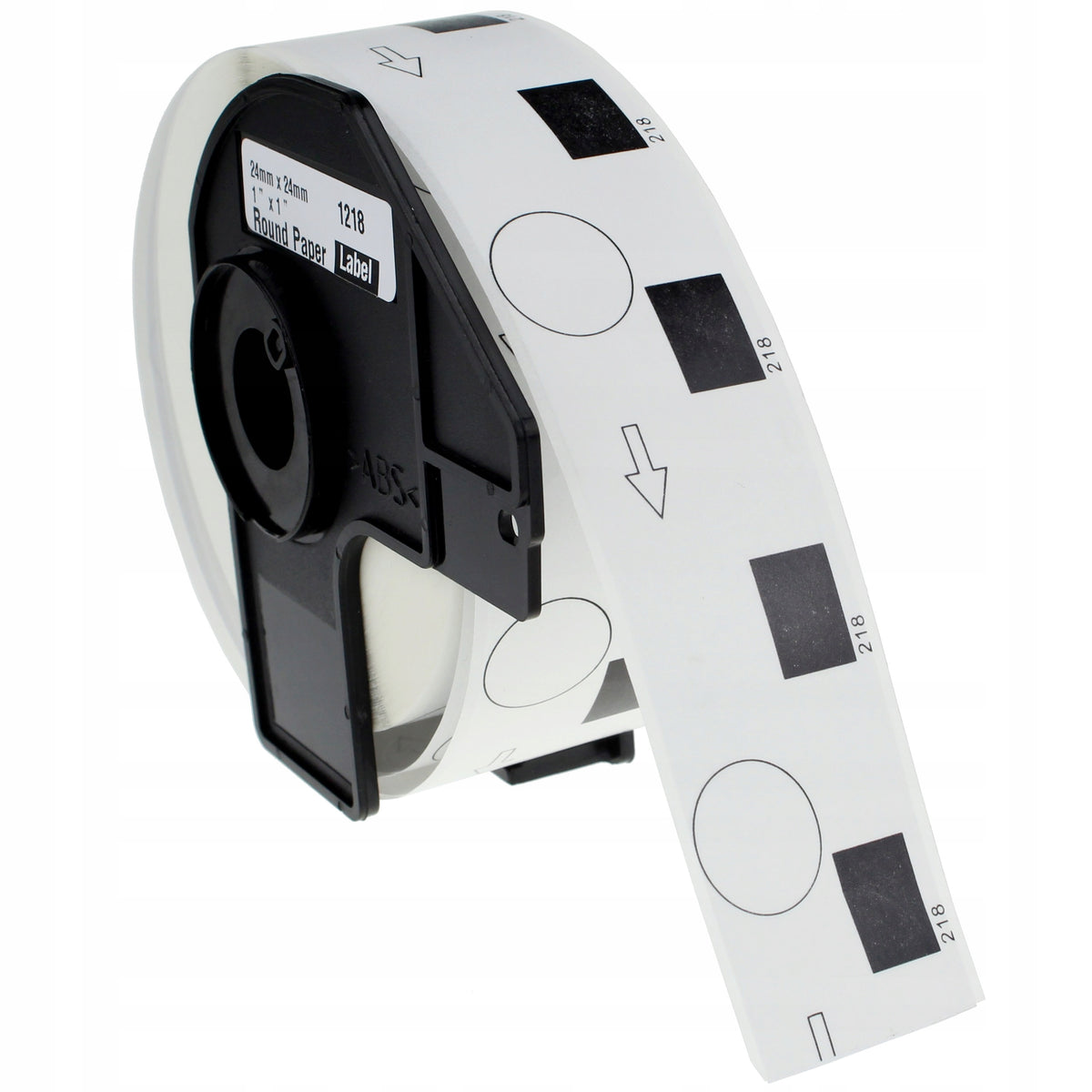 LABELS FOR BROTHER QL DK11218 WITH HANDLE fi 24mm Label length 24 mm