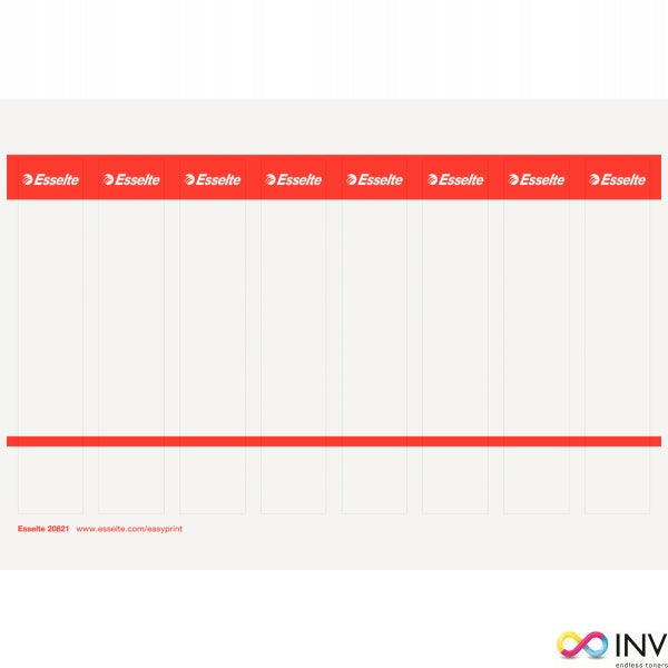 LABELS FOR NARROW SLIP-ON BINDERS Manufacturer code 8055
