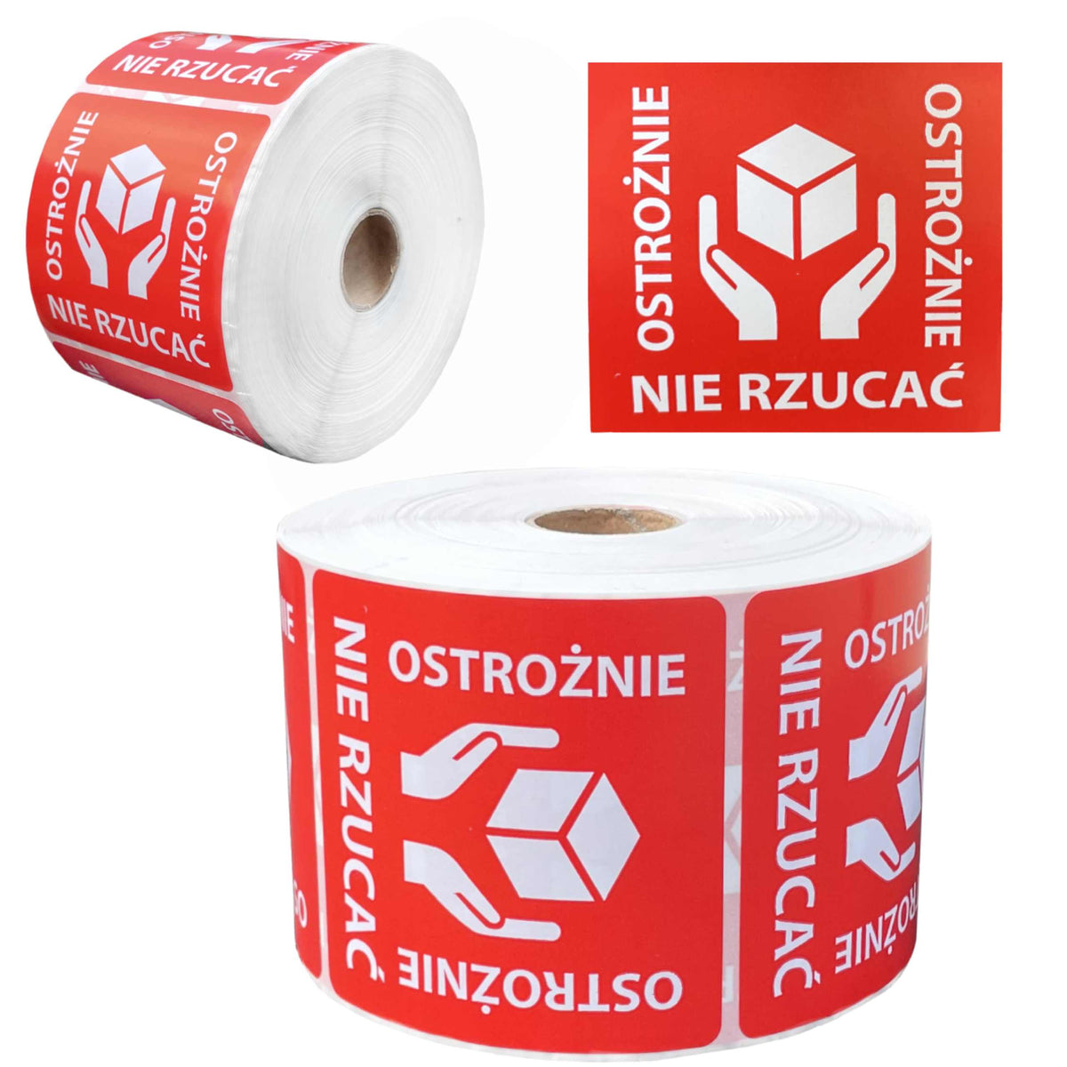 LABELS GLASS DO NOT THROW ON SHIPMENTS PACKAGE STICKERS 1000PCS