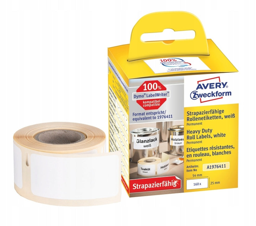 LABELS IN ROLL HEAVY A1976411 25X54 MM AVERY