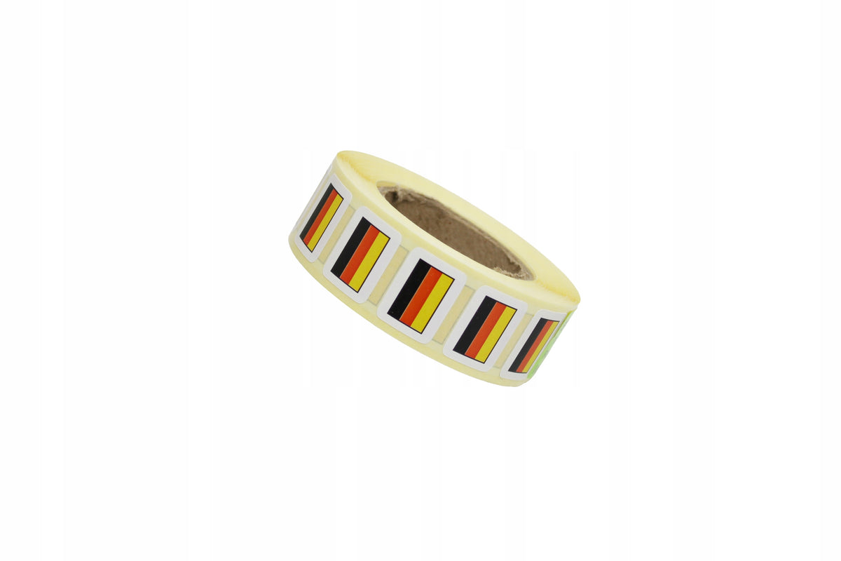 LABELS PAPER FLAG STICKER 20X15 1000 PCS FLAG GERMANY NEW PRICE TAG