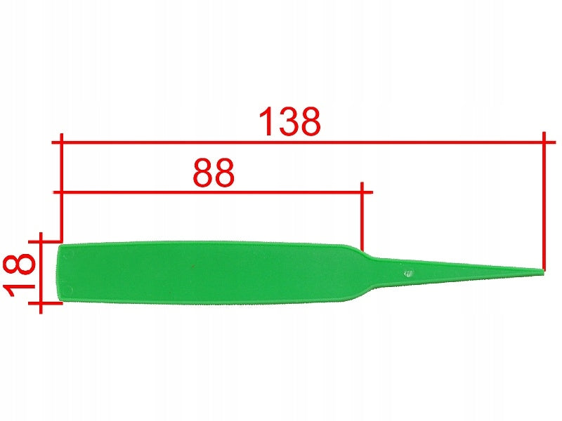 LABELS PLATES for marking plants A green 25pcs marina-comfort Manufacturer code A zielone
