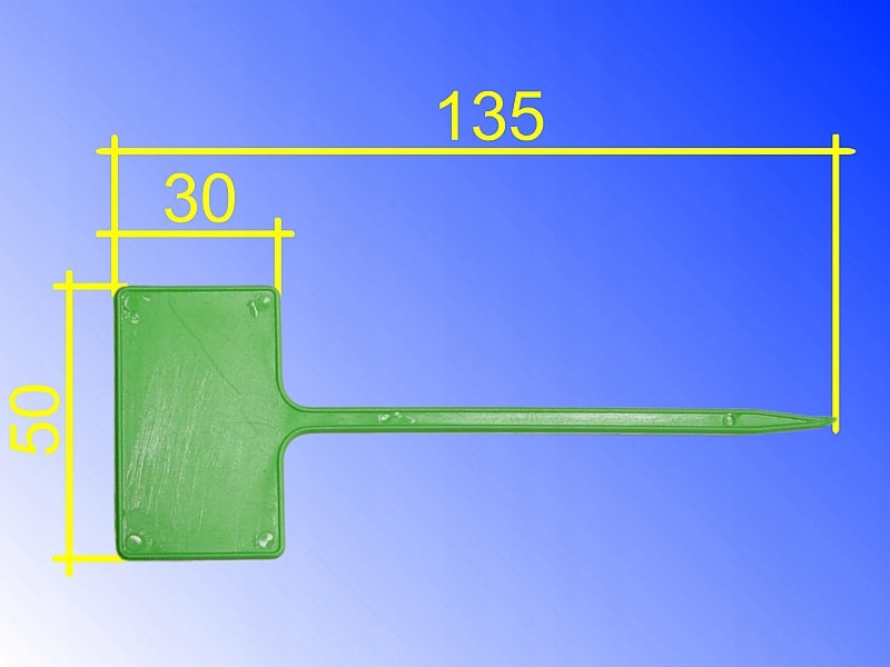 LABELS PLATES for marking plants C green 10pcs marina-comfort Manufacturer code C zielone