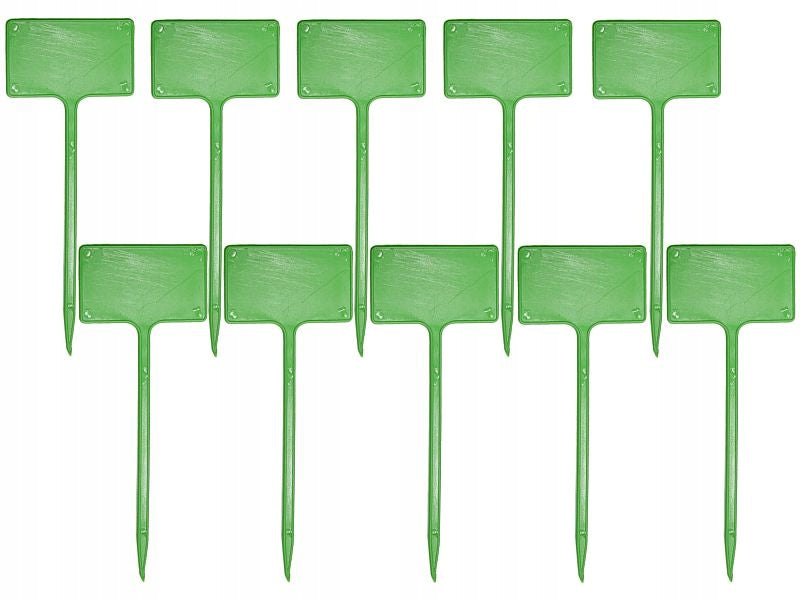 LABELS PLATES for marking plants C green 10pcs marina-comfort
