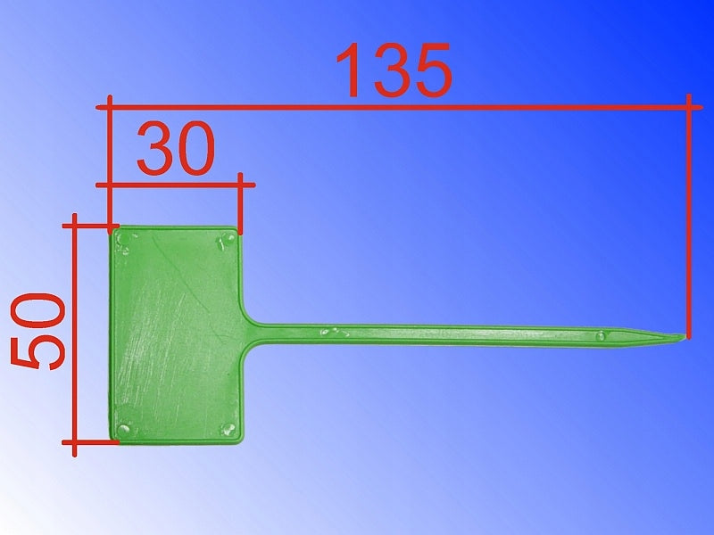LABELS PLATES for marking plants C green 25pcs marina-comfort Manufacturer code C zielone