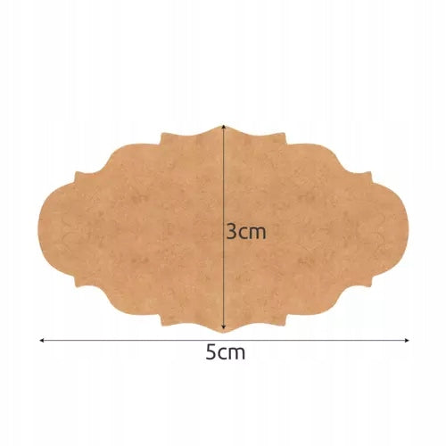 LABELS SPICE STICKERS JARS SELF-ADHESIVE PRESERVES PRODUCTS Label length 50 mm
