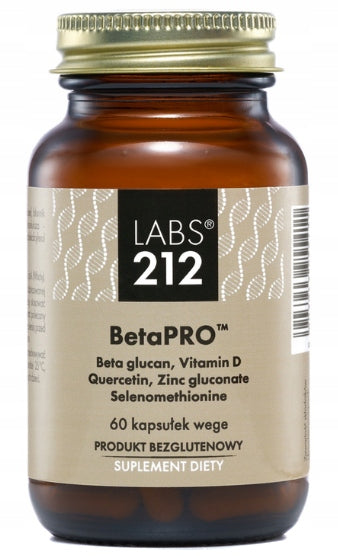 LABS212 BetaPRO Beta Glucans QUERCETIN ZINC Vitamin D3 IMMUNITY