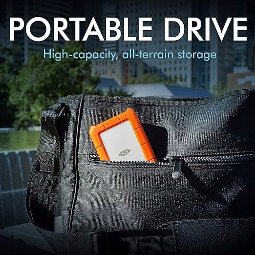 LACIE RUGGED EXTERNAL HARD DRIVE 2TB USB-C ORANGE Manufacturer LaCie
