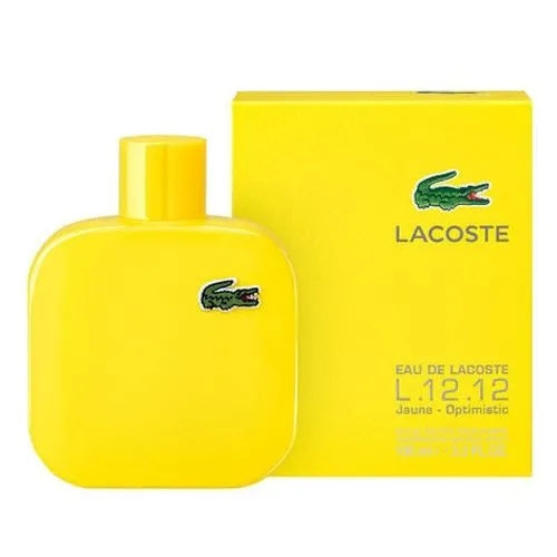 LACOSTE EAU DE LACOSTE L.12.12 JAUNE - OPTIMISTIC POUR HOMME EDT 50 ML
