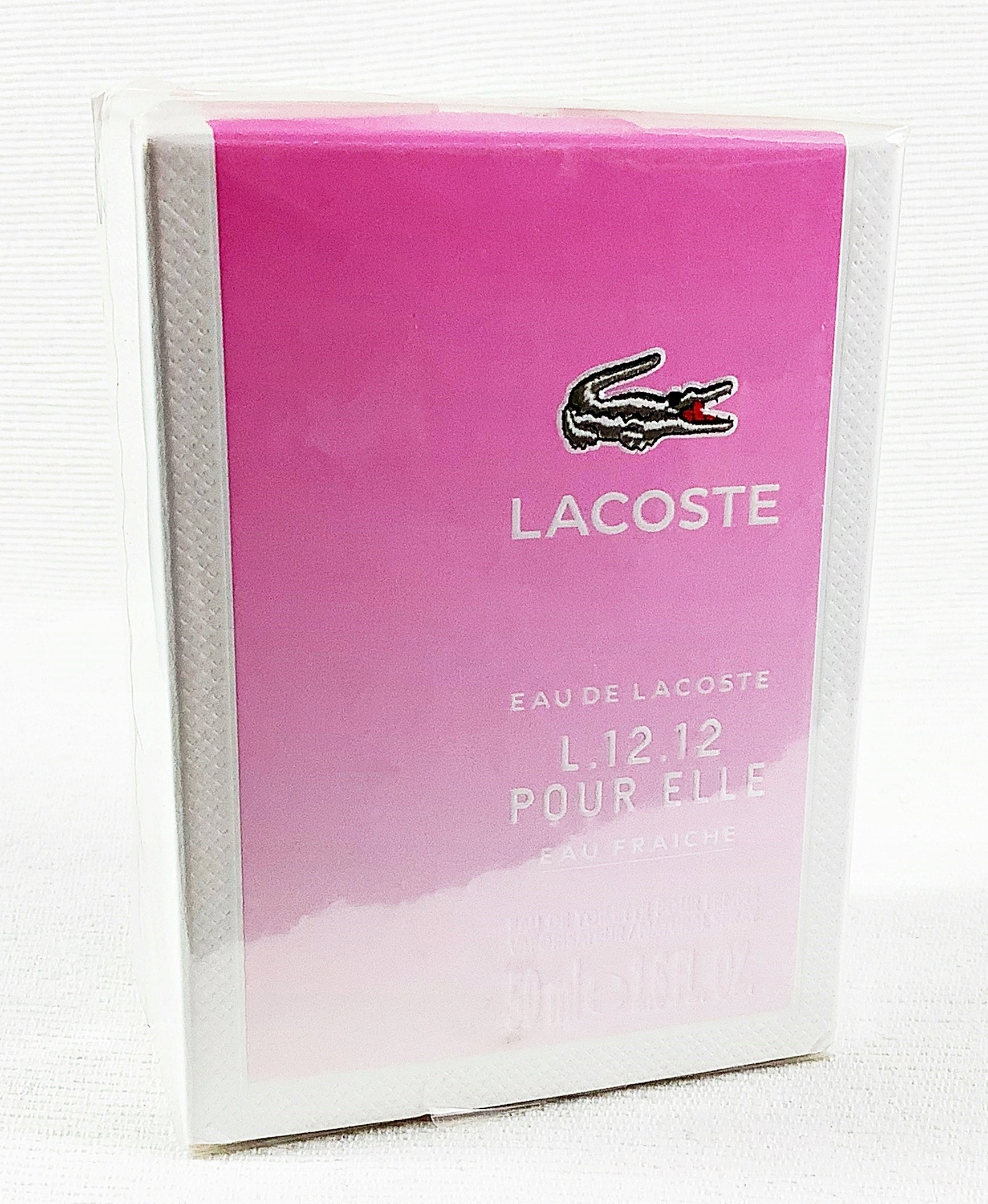 LACOSTE L.12.12 EAU FRAICHE POUR ELLE 50 ML EAU DE TOILETTE UNIQUE Packaging status original