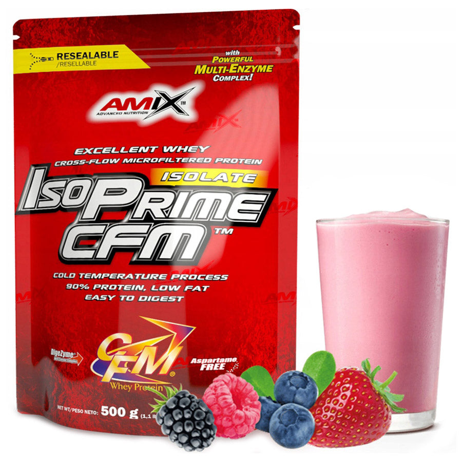 LACTOSE-FREE PROTEIN WITHOUT SUGAR + digestive enzymes - Protein isolate Amix Prime