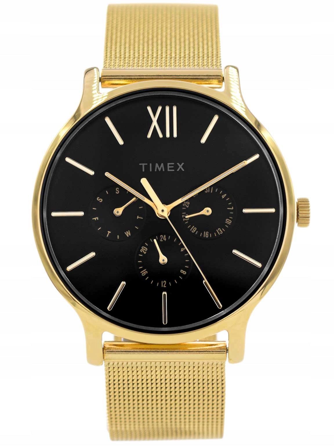 LADIES WATCH TIMEX TW2W20000 TRANSCEND GOLD ON BRACELET DATE Brand Timex