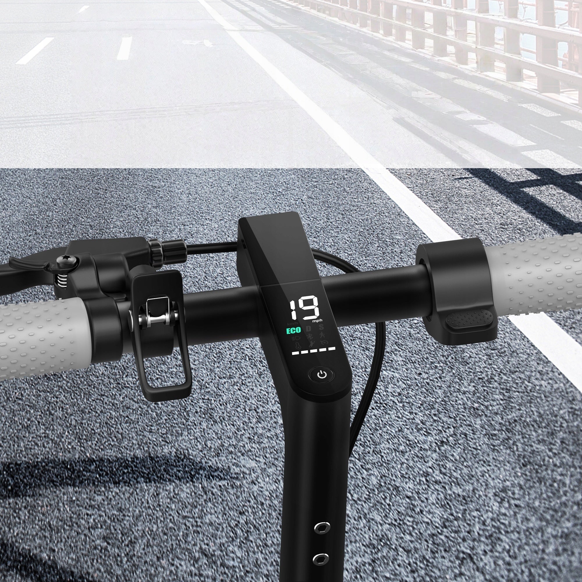 LADPED LP60 PRO Fold E-Scooter 350W 25KM 8.5" IP65 Dual Brakes 120KG Color black
