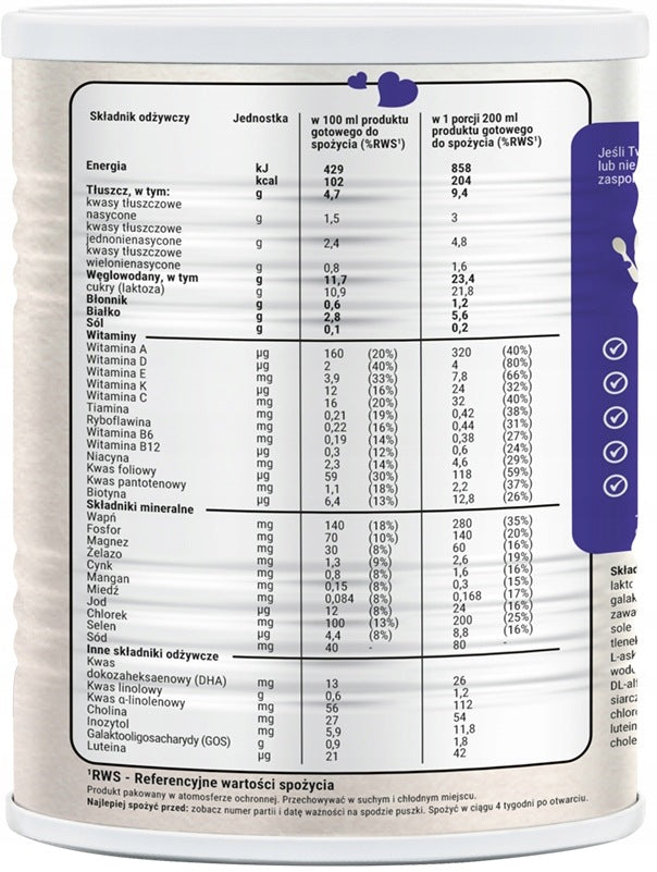 LAKTOWIT NON-EATING MILK POWDER FOR CHILDREN 1-10 YEARS VITAMINS MINERALS GOS Packaging status original