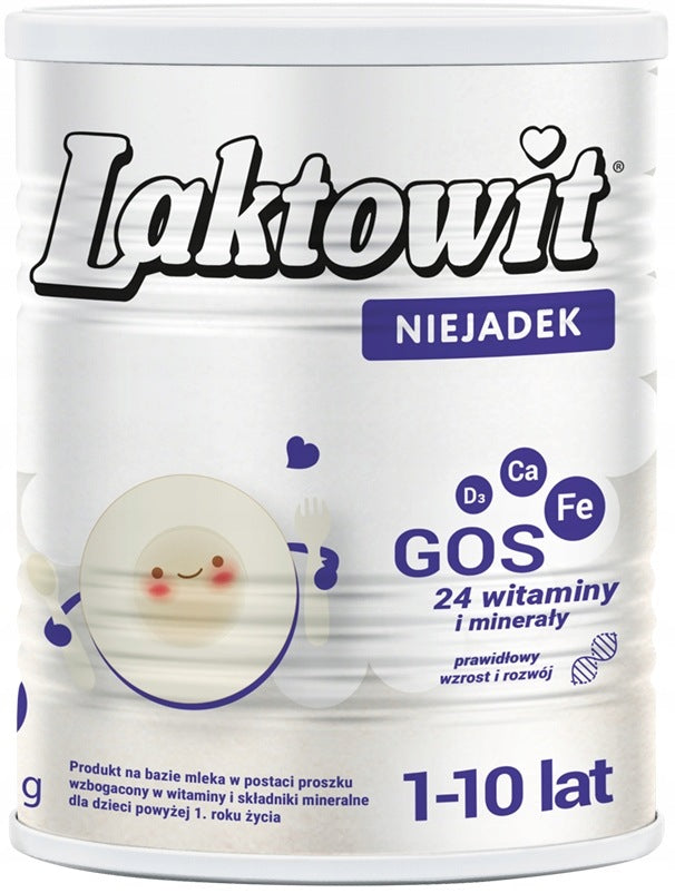 LAKTOWIT NON-EATING MILK POWDER FOR CHILDREN 1-10 YEARS VITAMINS MINERALS GOS