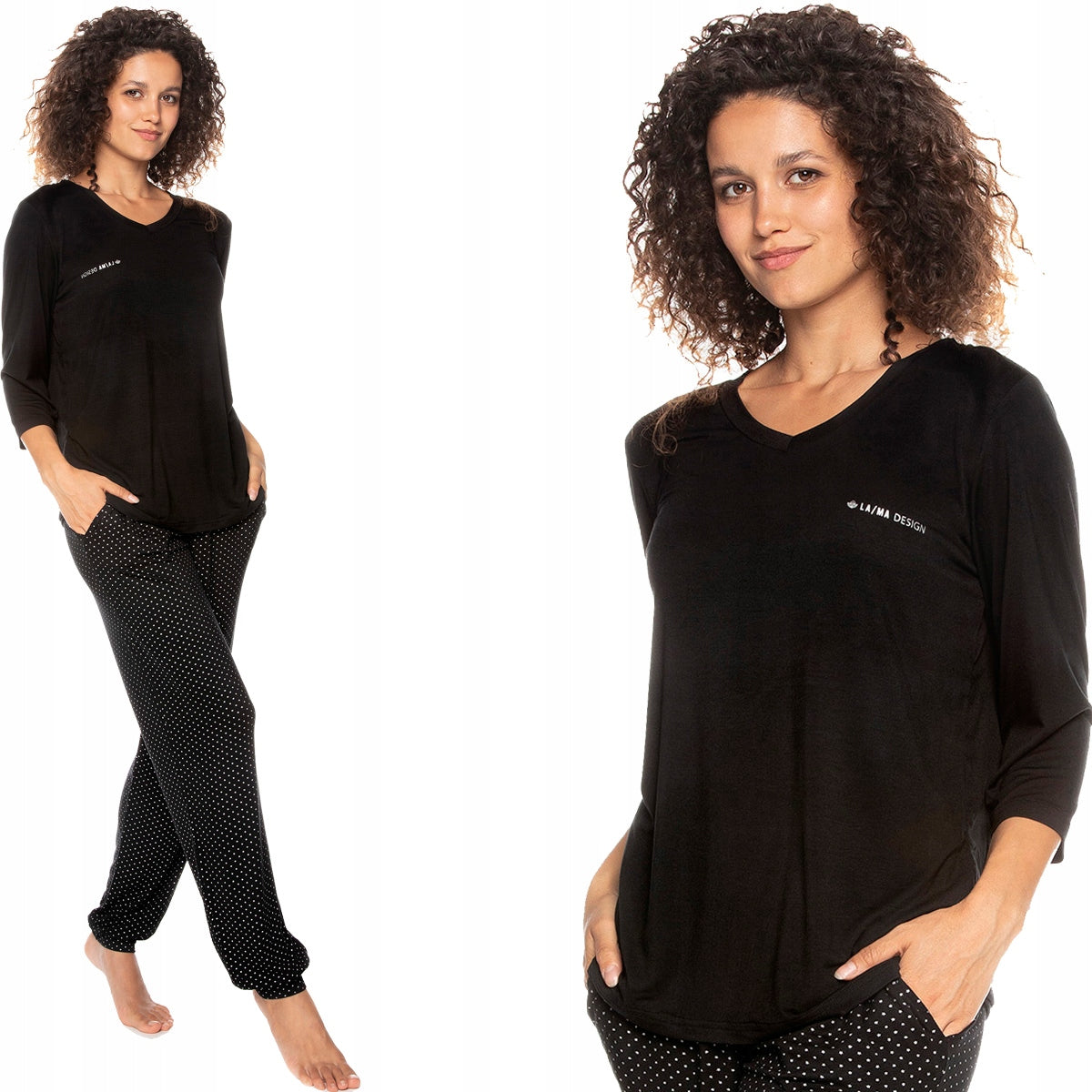 Damenpyjama Lama L-VIS 1424 PY BFN-M-72020 