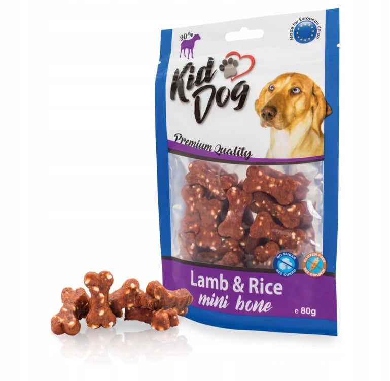 LAMB & RICE MINI BONE 80 G *KID DOG *04720