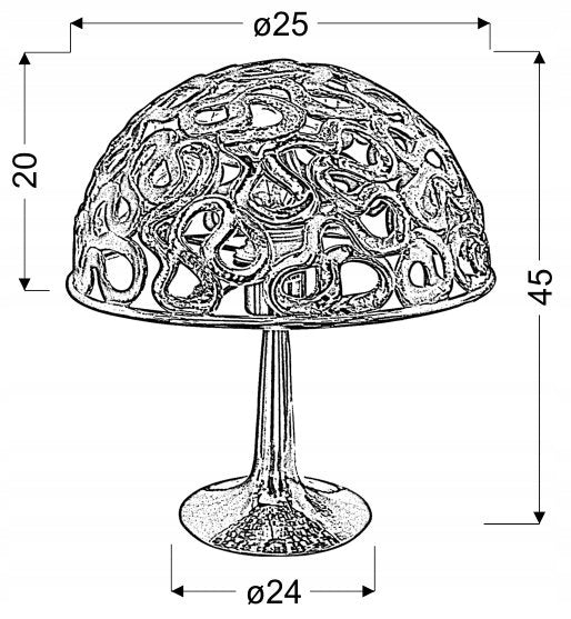 Candellux stalinis šviestuvas Lame