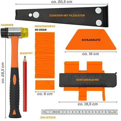LAMINATE ASSEMBLY KIT 46 ELEMENTS FOR DIY BEGINNERS FOR HOME Manufacturer code SWC5908151050859