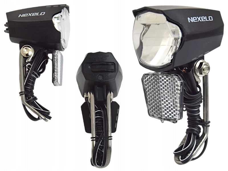 LAMP BICYCLE LAMP FRONT GENERATOR DYNAMO LED 30 LUX DUSK SENSOR