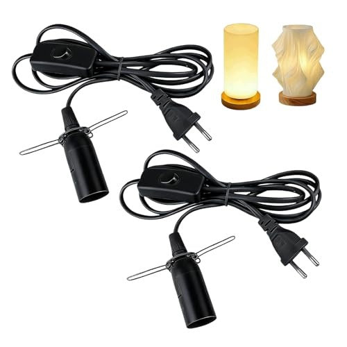 LAMP HOLDER E14 WITH CABLE SWITCH 1 8 M FOR HOME 2 PCS. steel Brand no brand
