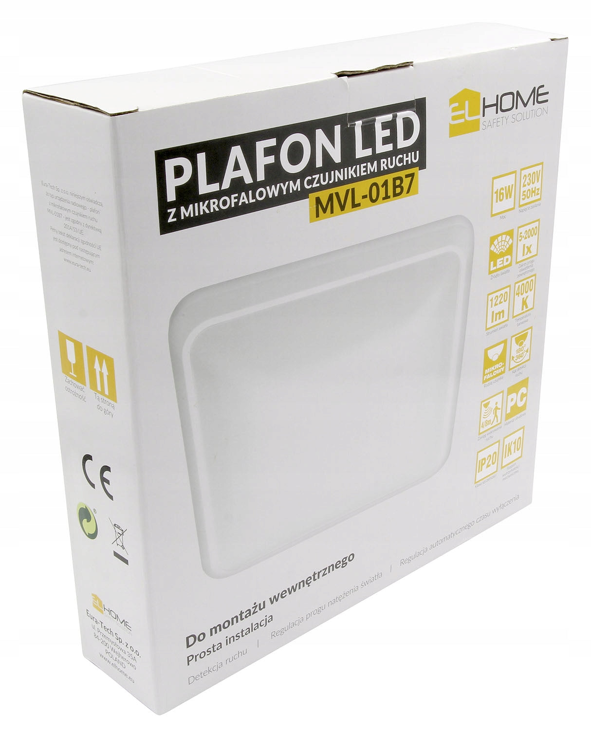 Lampe mit Bewegungssensor El Home MVL-01B7 