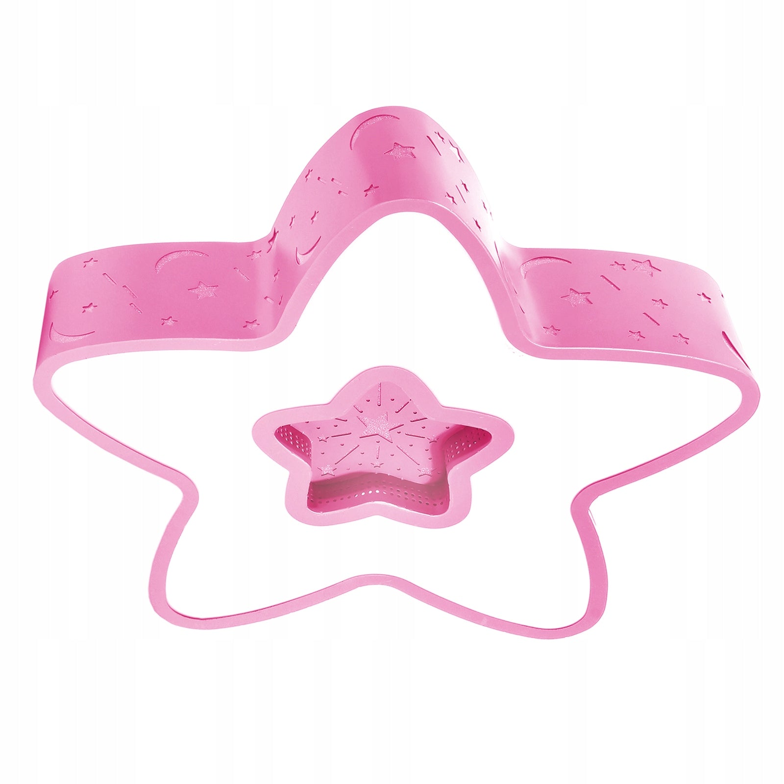 Syntron Kinder-LED-Deckenleuchte Pink Star 