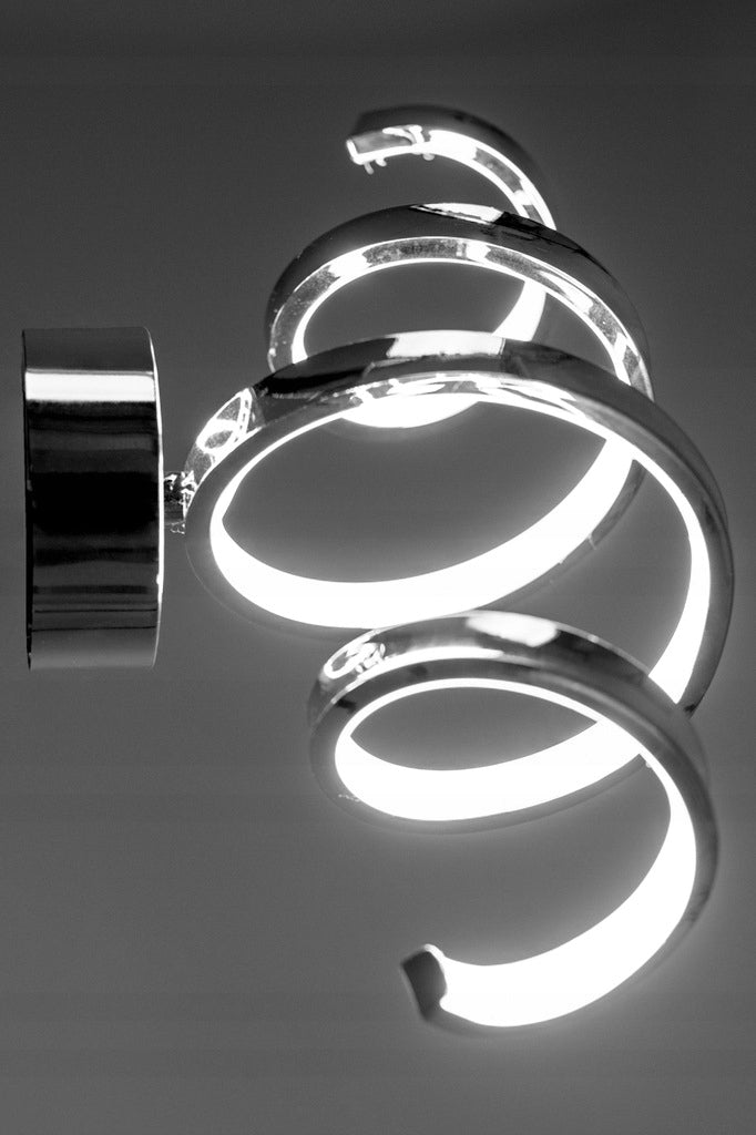 LED sieninis šviestuvas SPRING APP828-W chromas