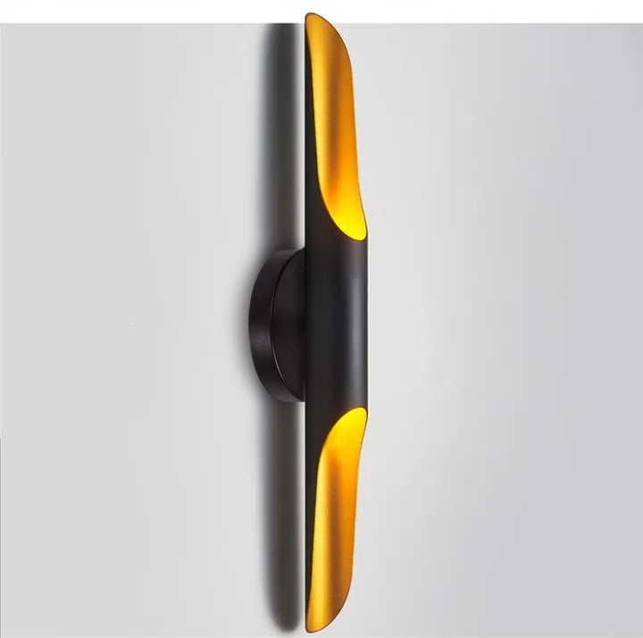 Wandleuchte „Tuba Black Gold“ 60cm APP299-1W 
