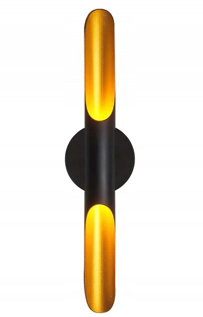 Wandleuchte „Tuba Black Gold“ 60cm APP299-1W 