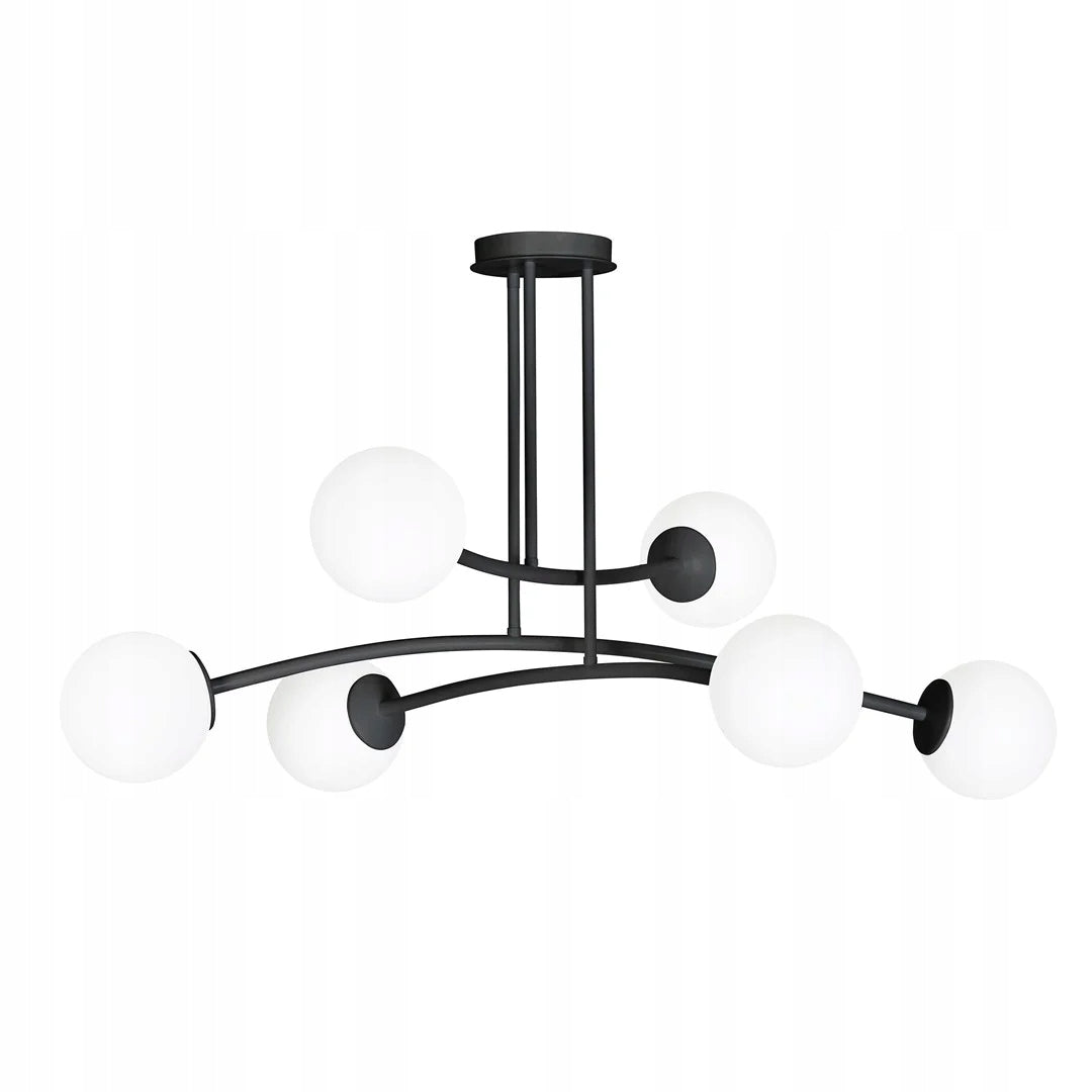 Emibig pakabinamas šviestuvas Halldor 6 Black