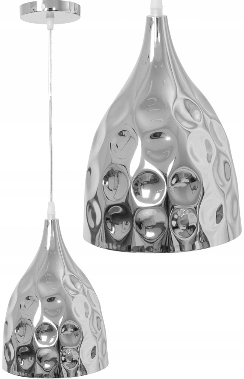 Silberne Spiegel-Pendelleuchte APP278-1CP 