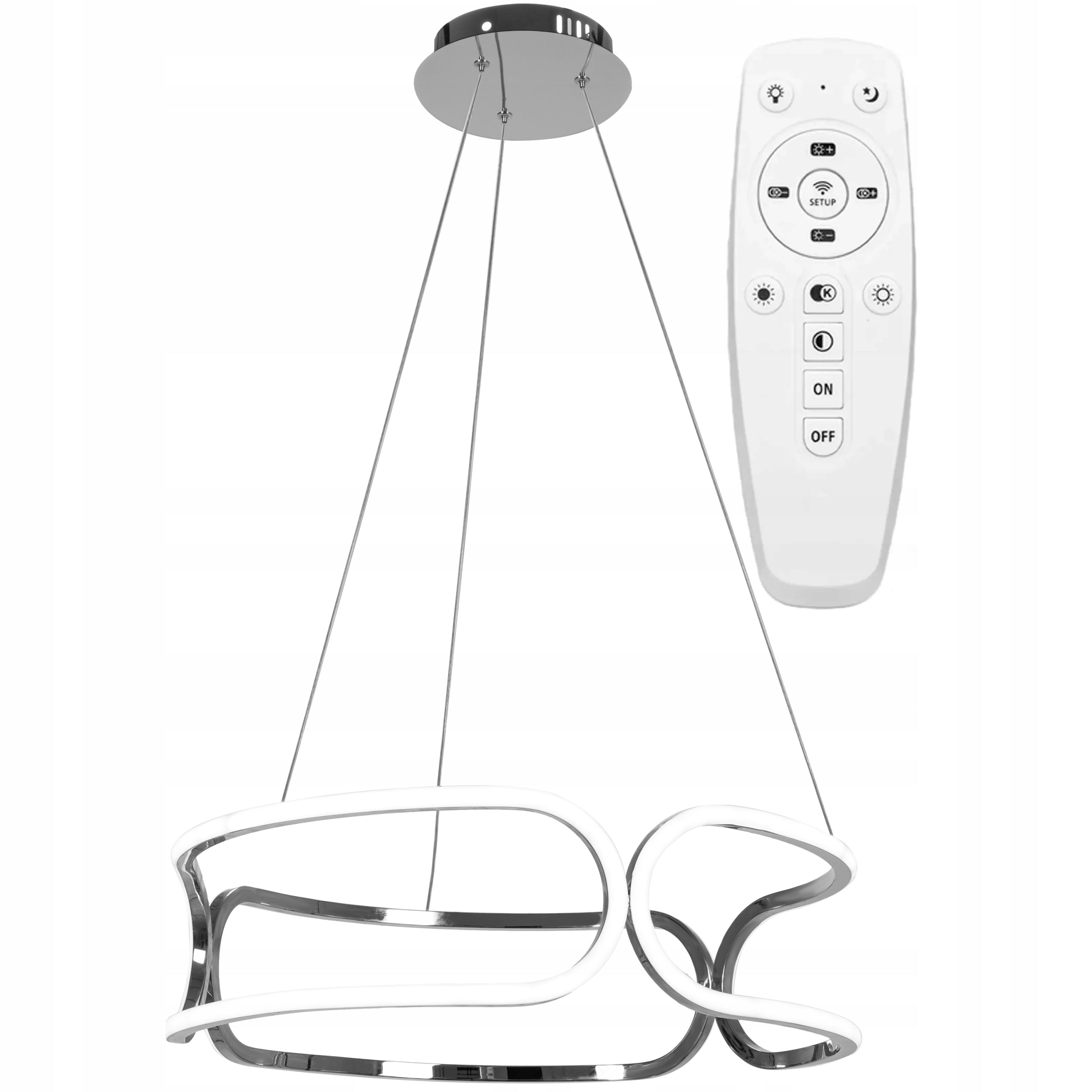 Lampe mit Fernbedienung - LED-Deckenleuchte APP792-CP 