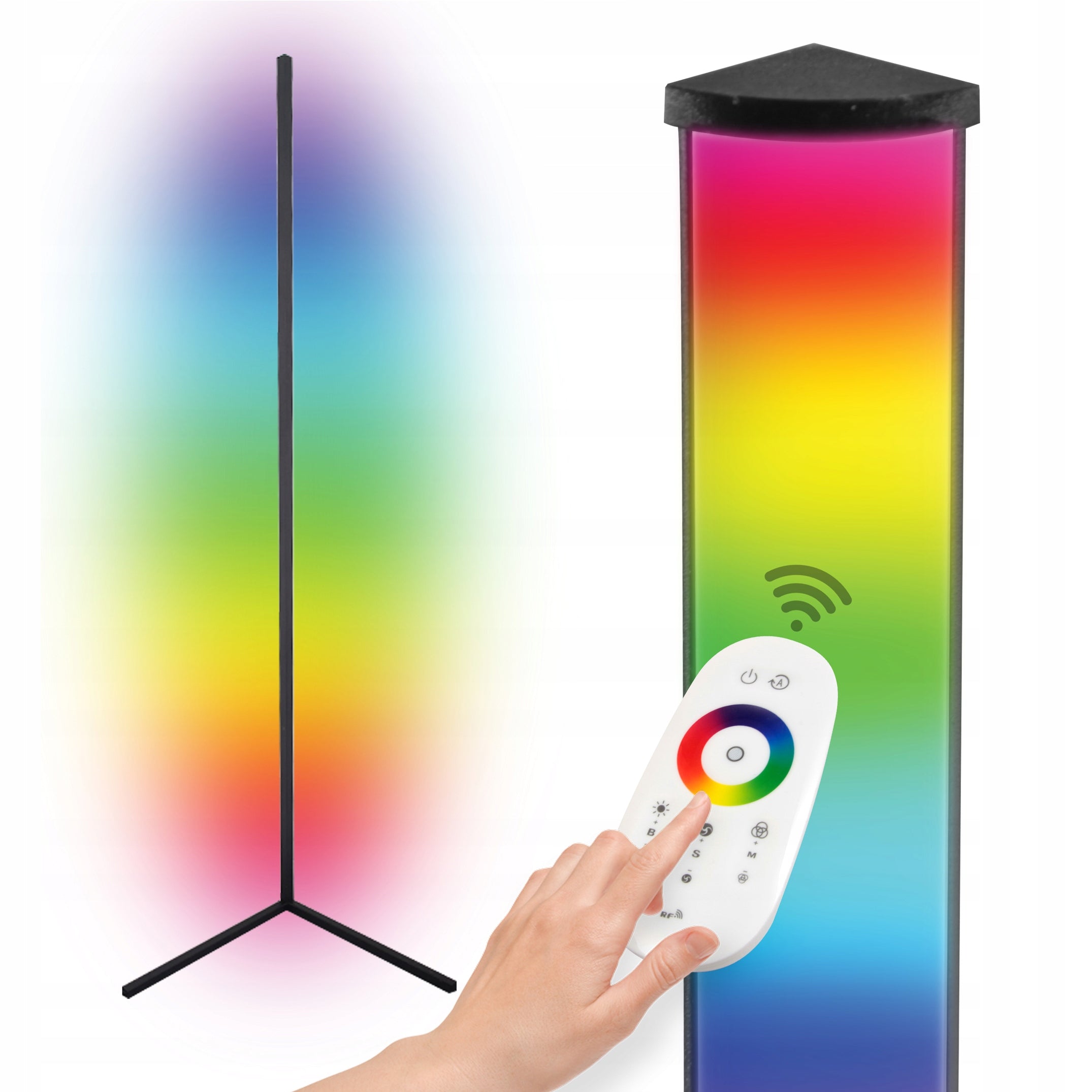 LED-Stehleuchte RGB 20W 140cm 