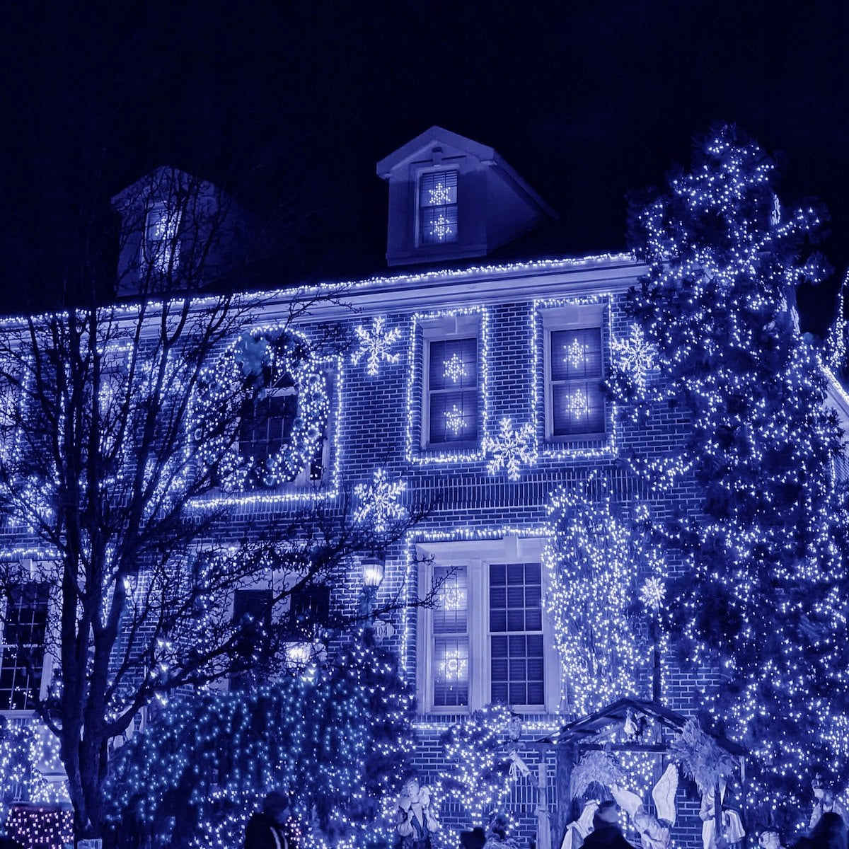 Weihnachtsgirlande, 500 LEDs, 27,5 cm 