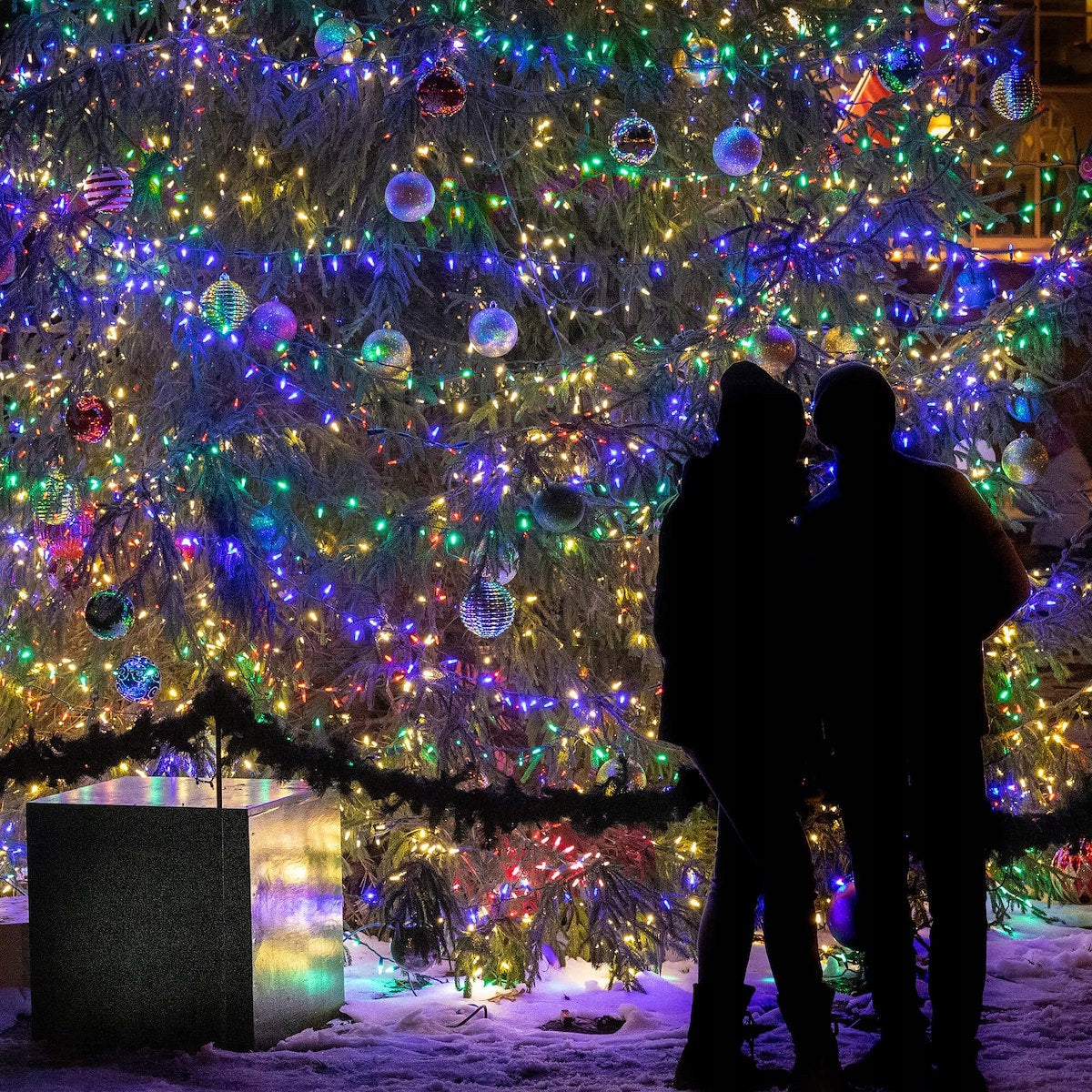 Weihnachtsgirlande, 500 LEDs, 27,5 cm 