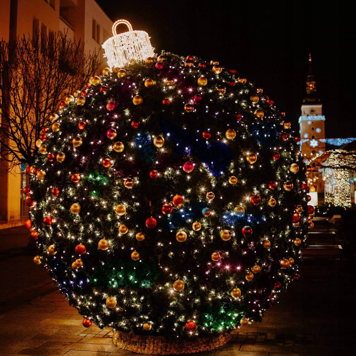 Weihnachtsgirlande, 500 LEDs, 27,5 cm 