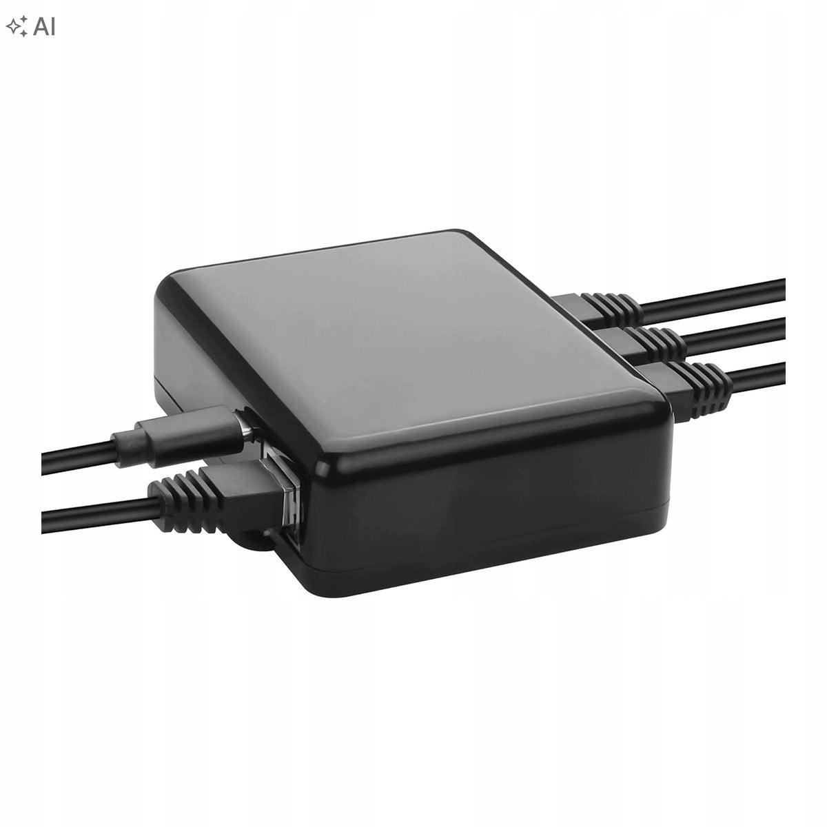 LAN Switch 1 to 3 1000Mbps Gigabit Ethernet Switch USB-C Splitter