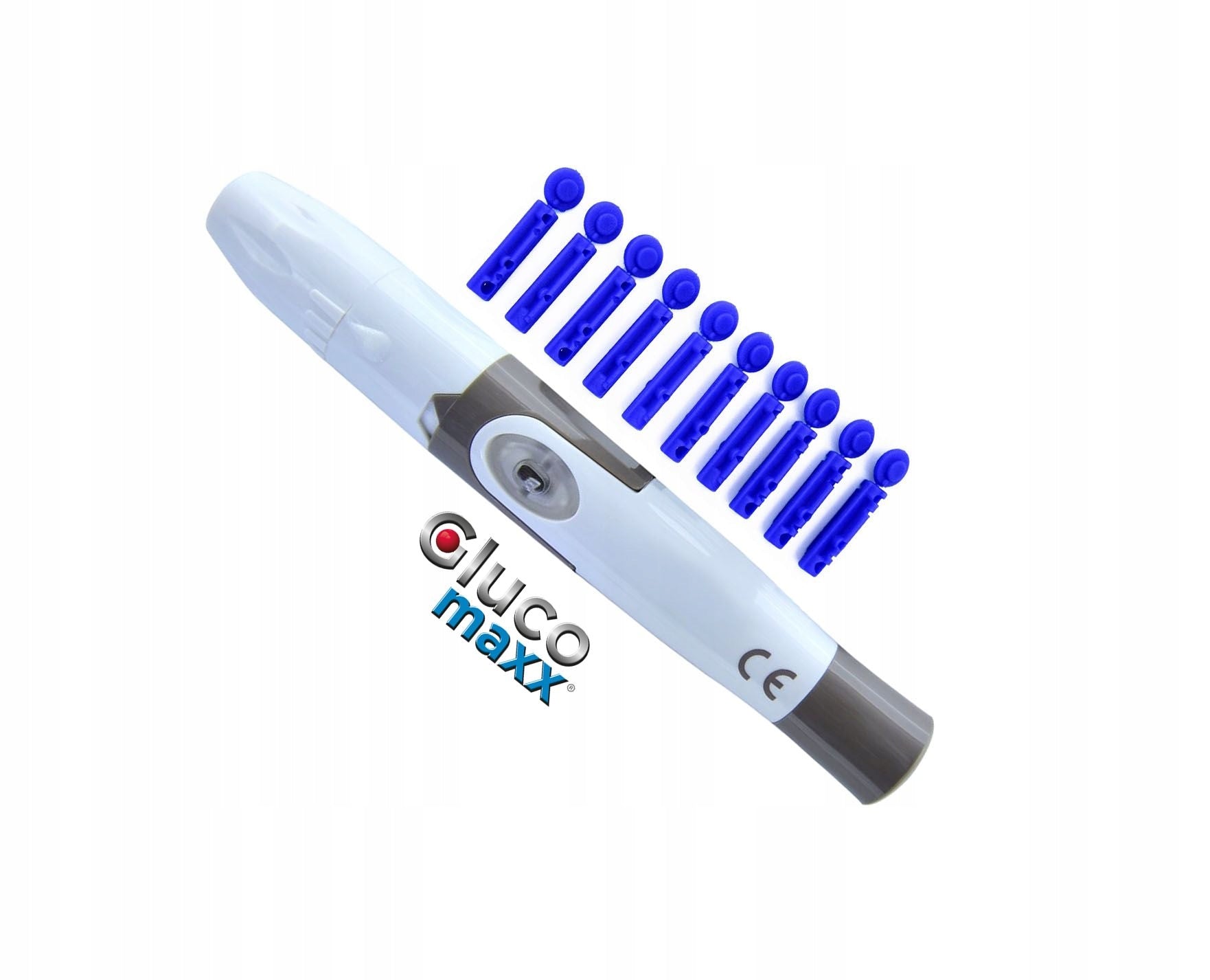 LANCET GLUCOMAXX Set + AST cap + Lancets Packaging status original