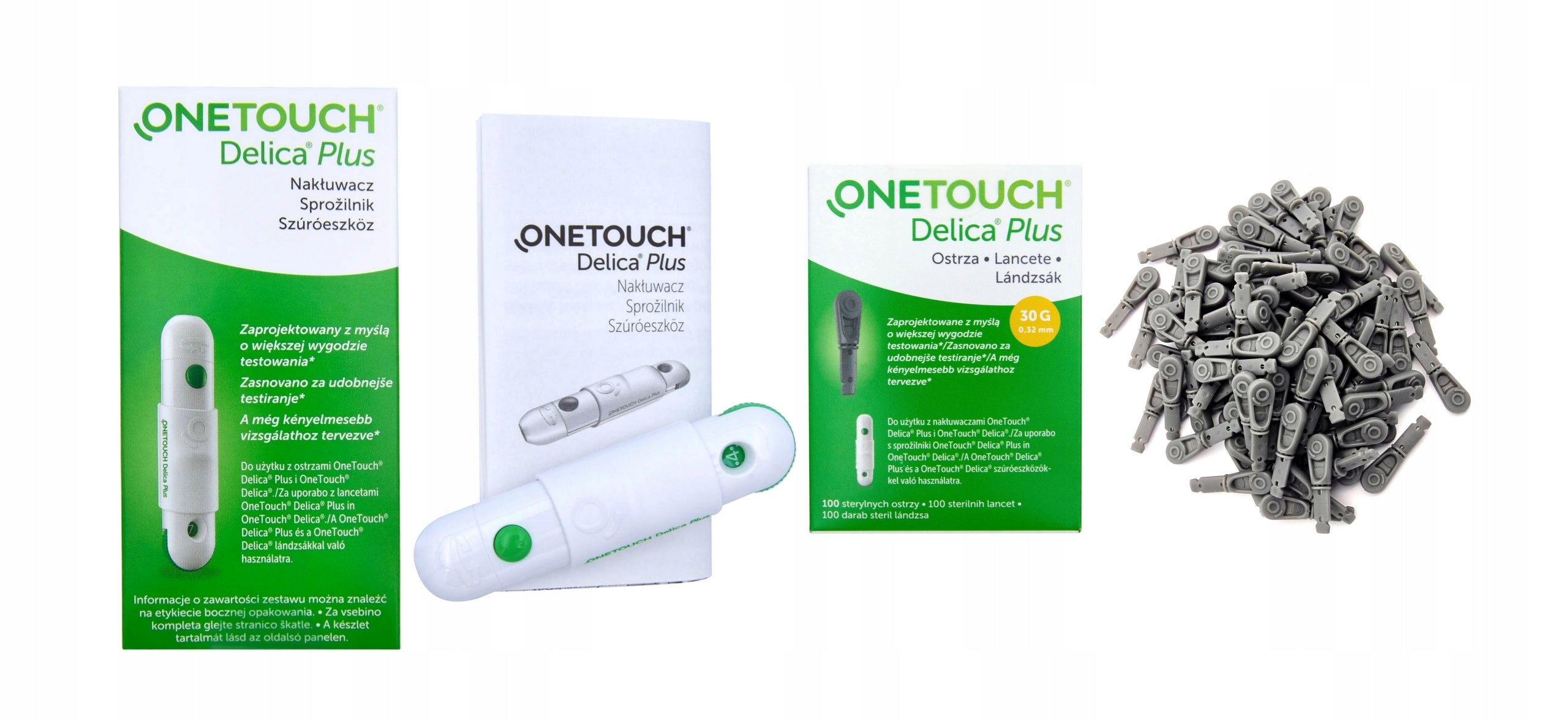LANCET ONE TOUCH DELICA PLUS + 110 LANCETS EAN (GTIN) 5905141350135