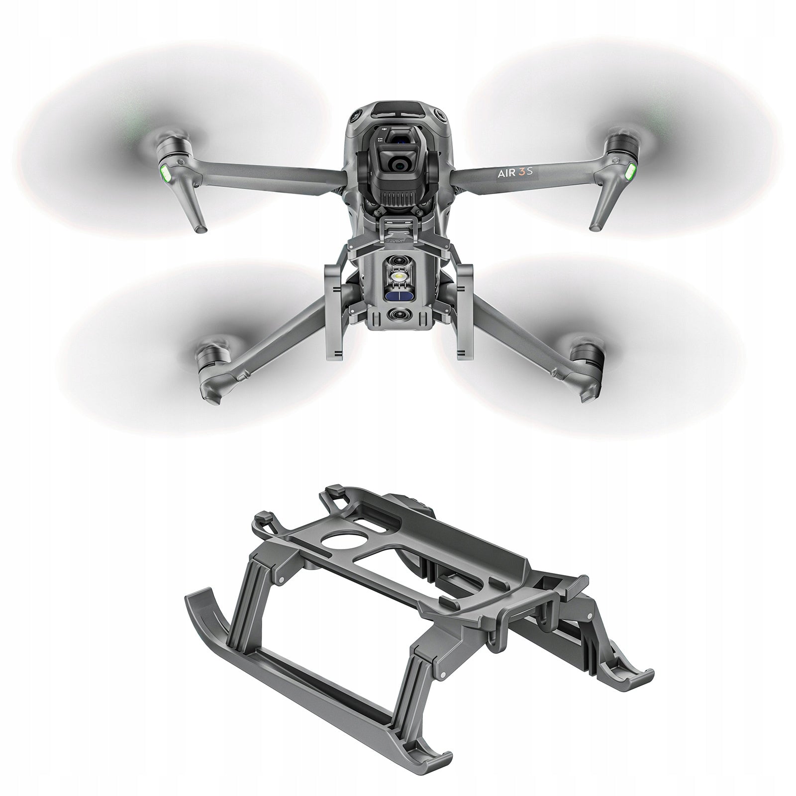 LANDING GEAR FOR DJI AIR 3/AIR 3S FOLDABLE EXTENDED QUICK RELEASE PROTECTOR