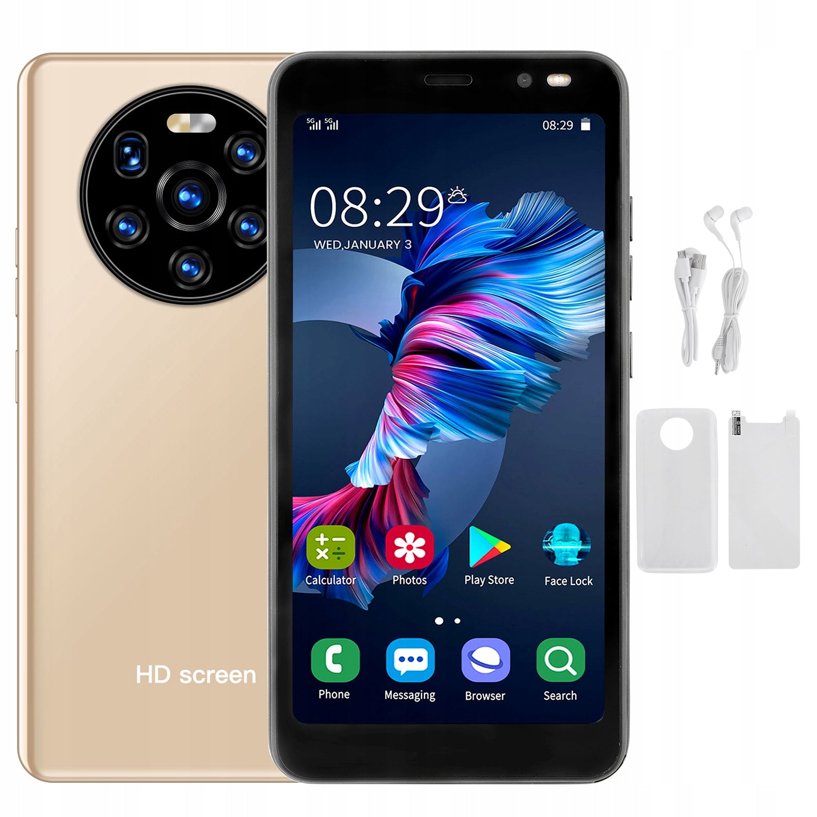 LANDVO MATE40 PRO 5.45 INCH HD SCREEN PHONE 512MB+4GB